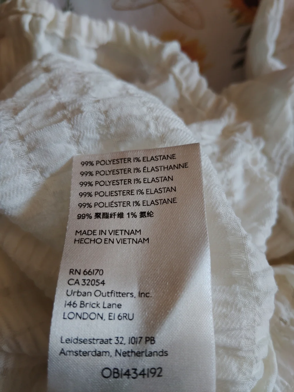 Free People Ivory Textured Ruffle Peasant Boho Blouse Small NWOT